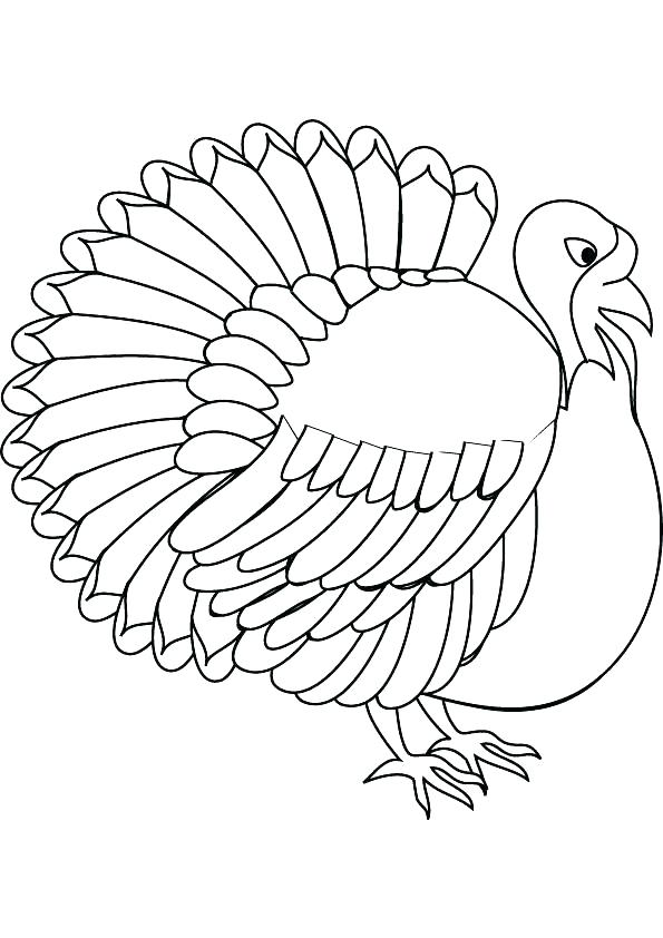 595x842 Free Turkey Coloring Pages Free Printable Turkey Coloring Pages