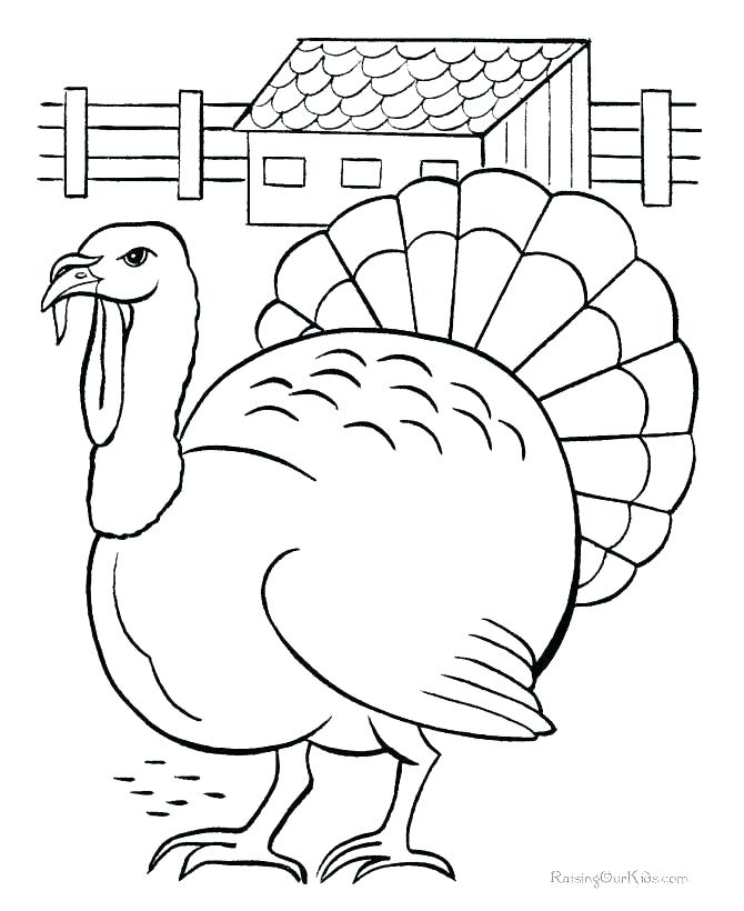 670x820 Free Turkey Coloring Page Turkey Coloring Page Free Printable