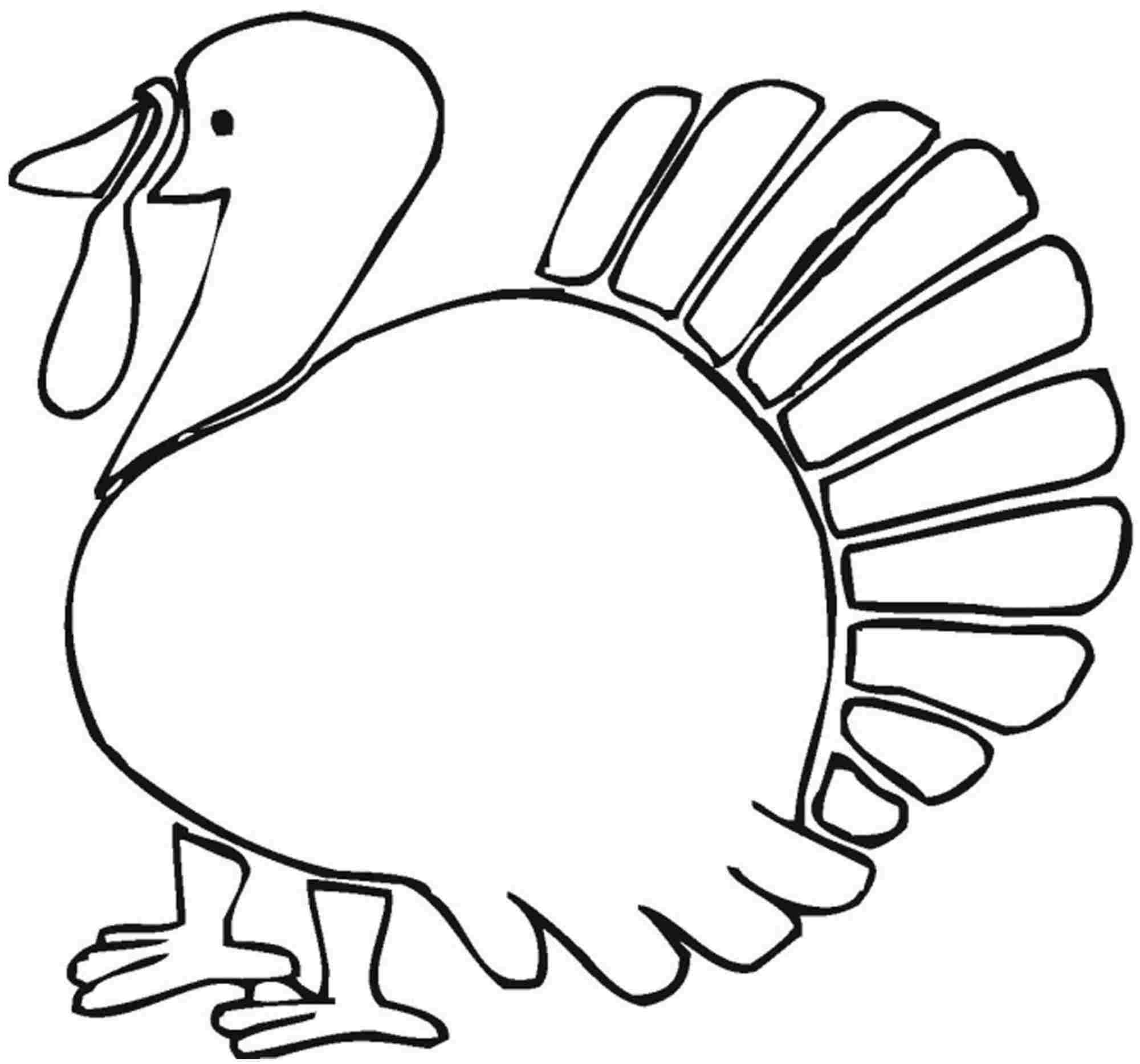 2000x1867 Turkey Coloring Pages Printable