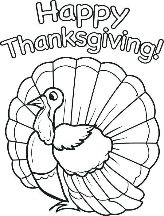 534x700 Coloring Page Of Turkey Free Printable Thanksgiving Coloring Pages