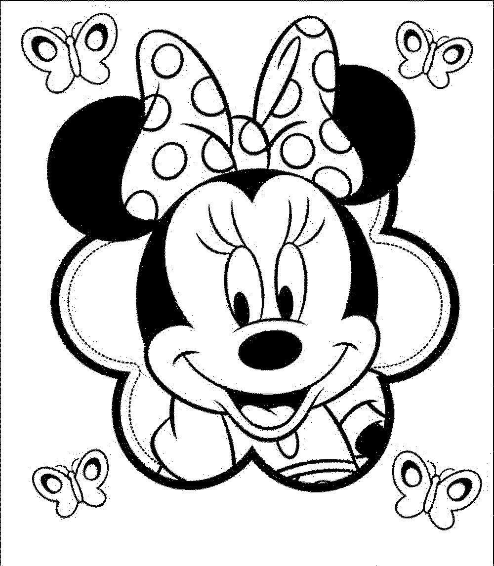 1000x1146 Turkey Outline Coloring Page Lovely Free Minnie Mouse Face