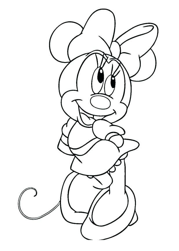 618x866 Mickey Mouse Face Coloring Pages
