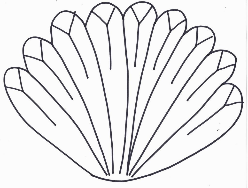 1024x778 Skill Turkey Feather Coloring Page 10443