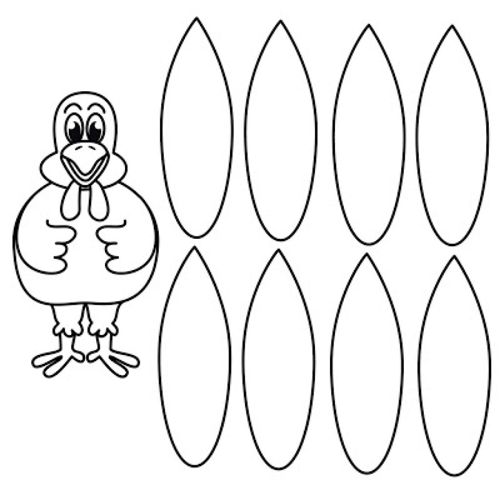 1024x1024 The Excellent Turkey Coloring Page Without Feathers Google Twit