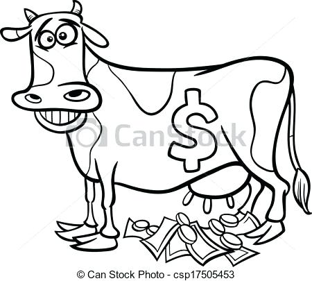450x405 Cow Head Coloring Page Cash Cow Saying Coloring Page Turkey Head