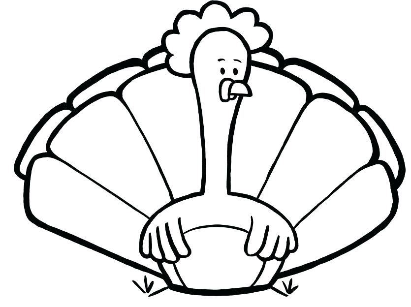 835x624 Printable Turkey Turkey Leg Templates Happy Thanksgiving Turkey