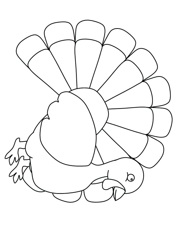 720x960 Turkey Coloring Picture Turkey Coloring Pages For Kids Preschool