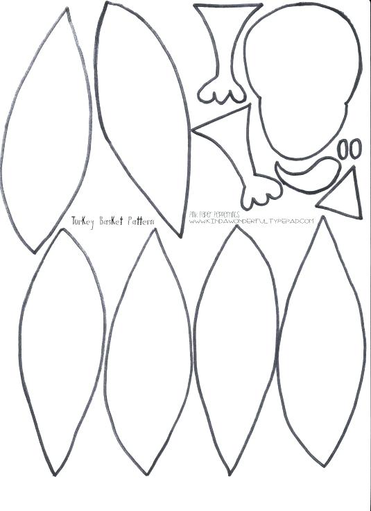535x736 Turkey Template With Turkey Template Turkey Template Turkey Legs