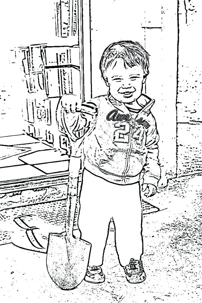683x1024 Turn Pictures Into Coloring Pages For Free Making 3 Printable