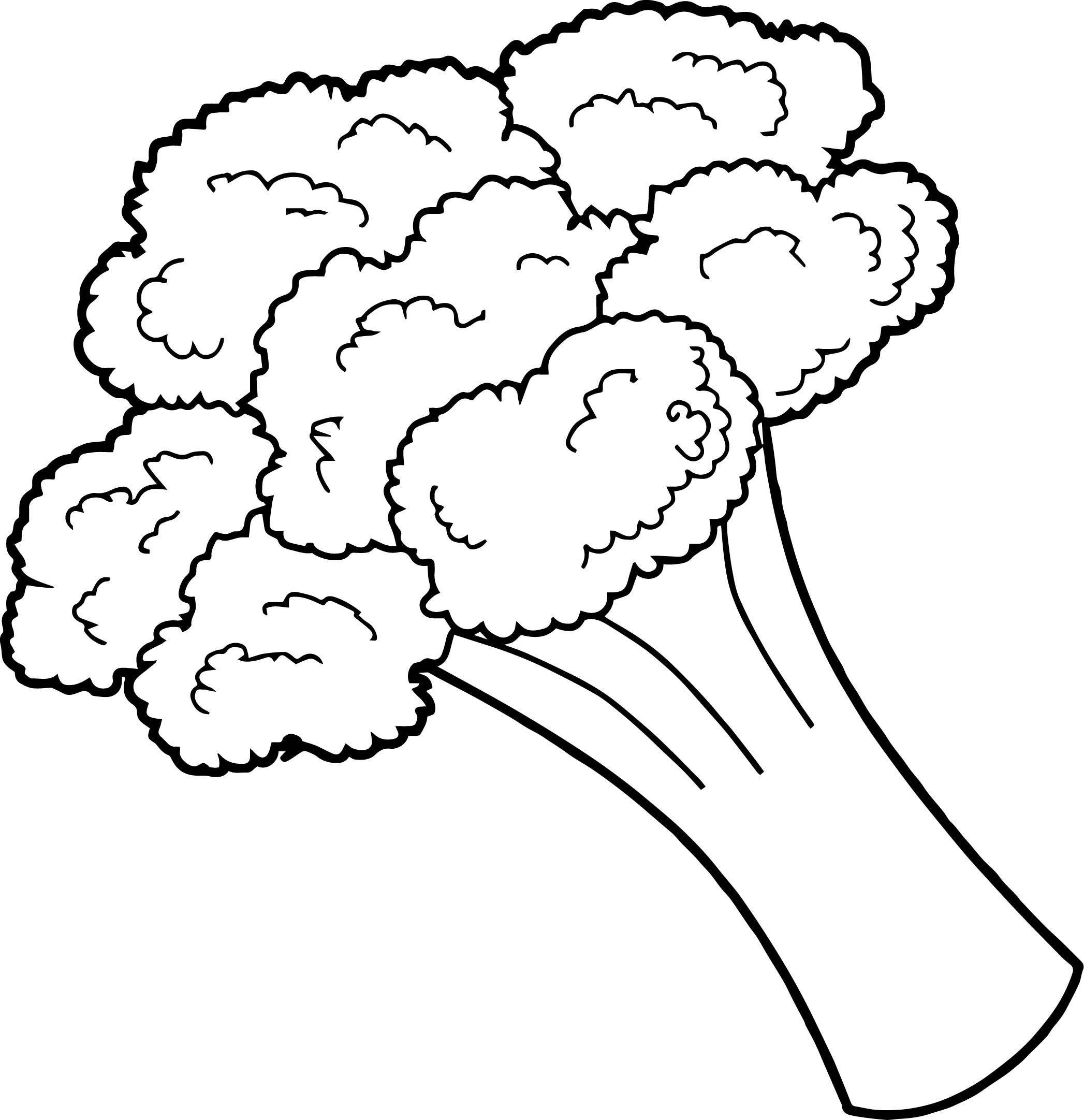 2094x2163 Best Broccoli Coloring To Print For Kids Turnip Page Style
