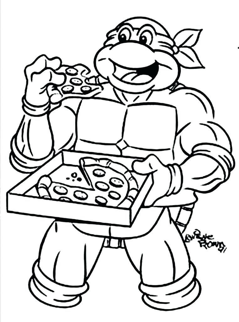 762x1024 Cartoon Coloring Pages Printable Ninja Turtle Cartoon Coloring