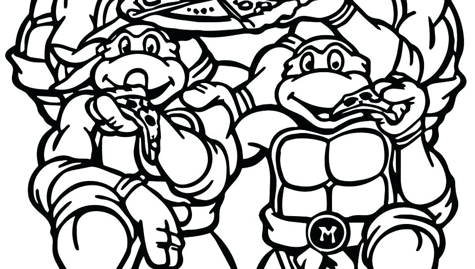 960x544 Cartoon Ninja Turtle Coloring Pages