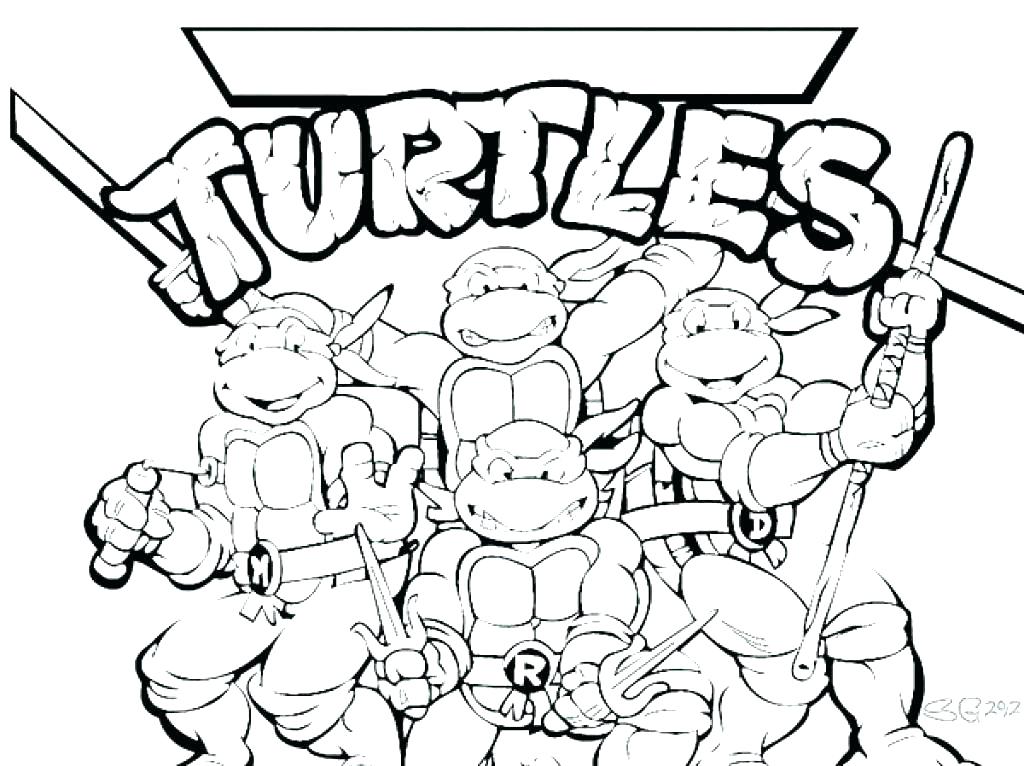 1024x766 Turtle Coloring Page Printable Turtle Coloring Pages Ninja Sheets