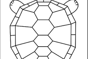 300x200 Of 1 Coloring Page Turtle Shell Coloring Page Coloring Green
