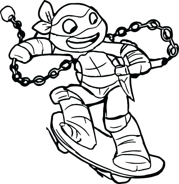 618x637 Coloring Page Of Turtle Shell Coloring Pages Turtles Ninja Ninja