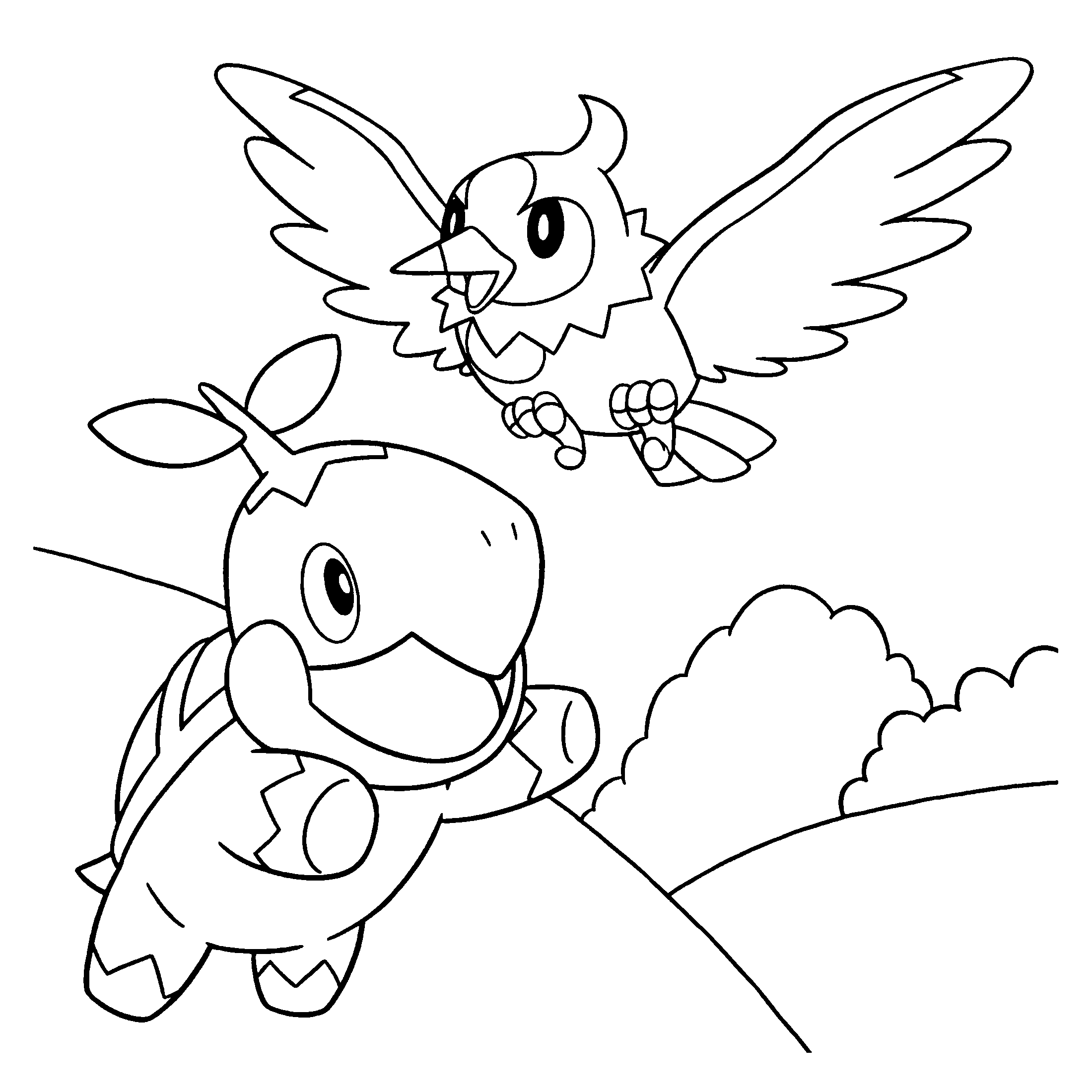 2200x2200 Coloring Page Tv Series Coloring Page Pokemon Diamond Pearl