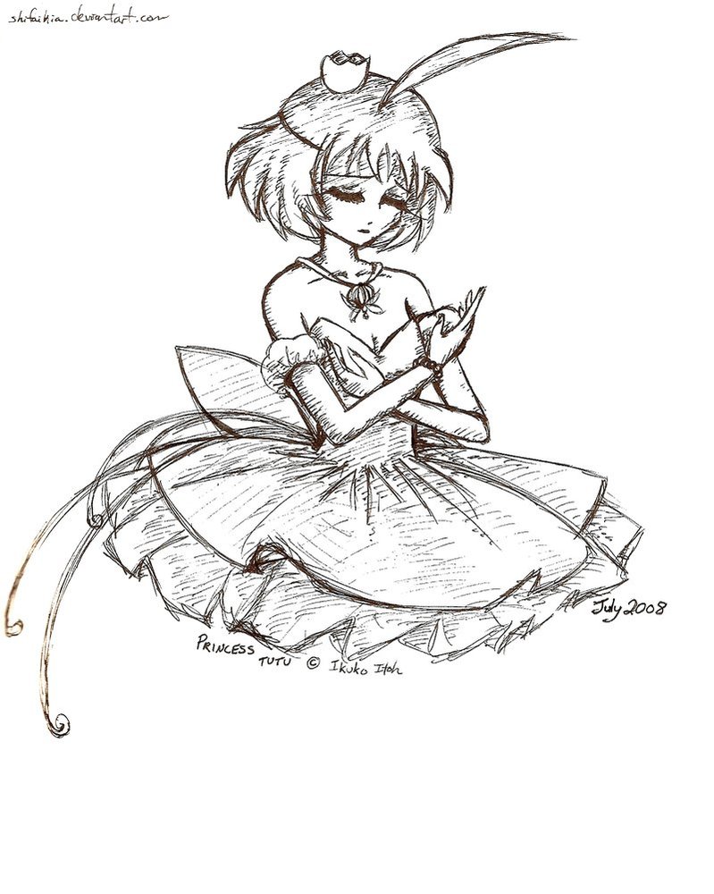Tutu Coloring Pages
