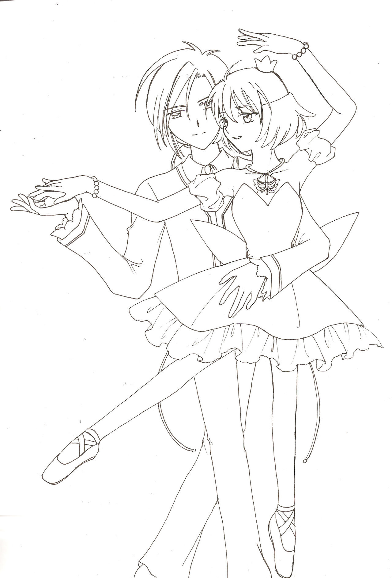 1280x1886 Tutu Coloring Pages