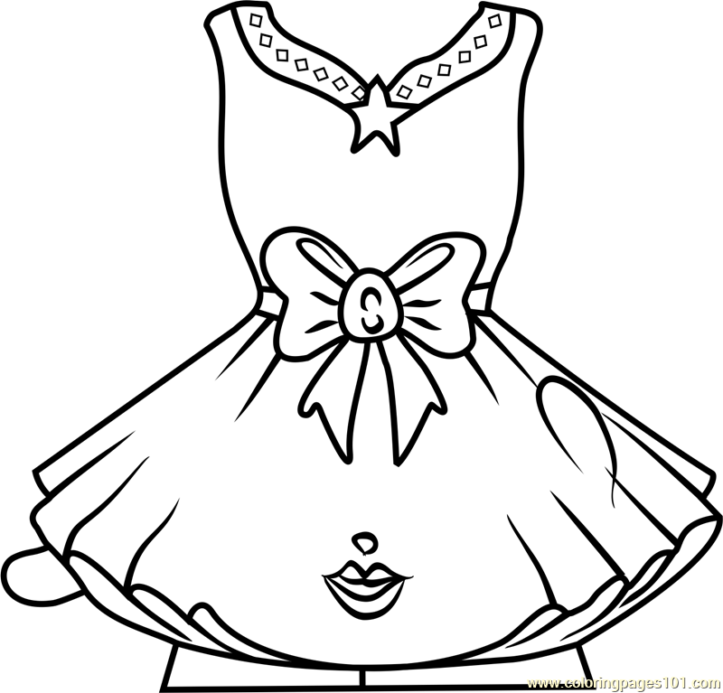 800x767 Tutucute Shopkins Coloring Page