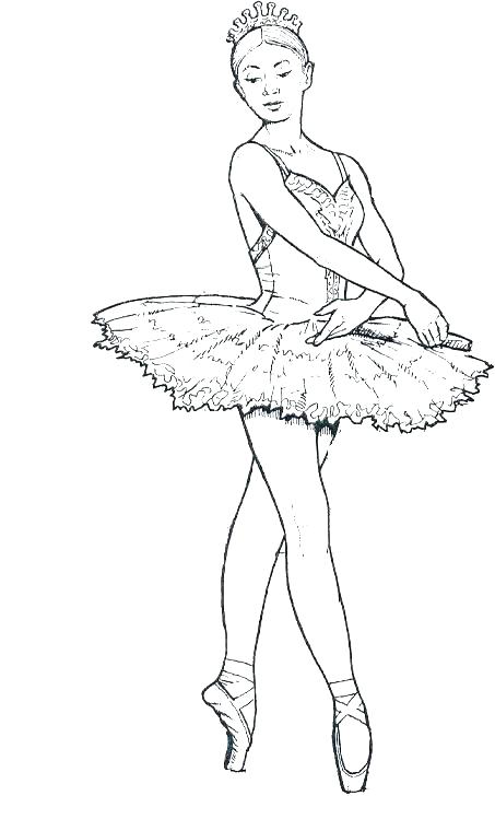 453x749 Ballet Dancer Coloring Page Ballet Tutu Ballet Tutu Coloring Page