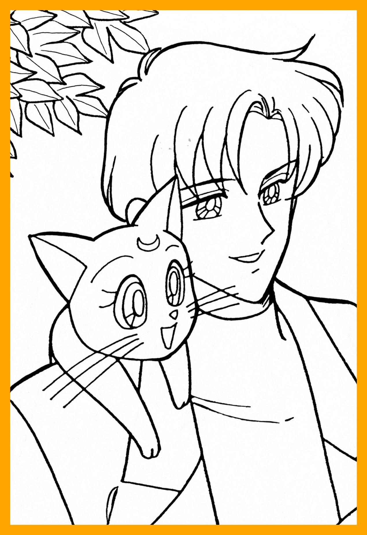Tuxedo Coloring Page