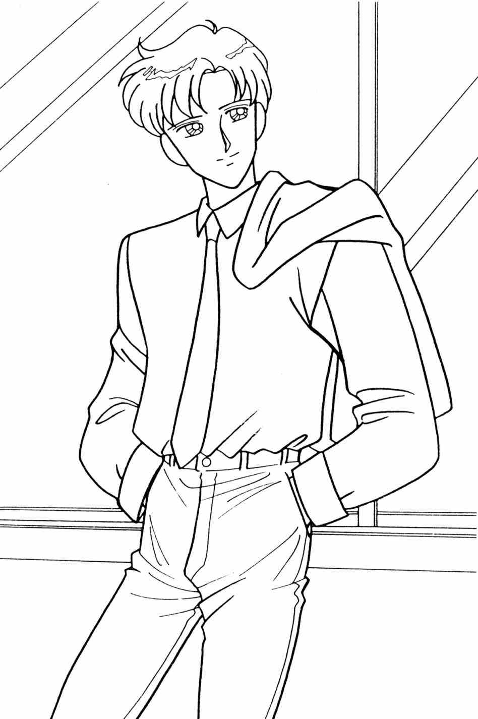 948x1426 Sailor Moon And Tuxedo Mask Coloring Pages Web Coloring Pages