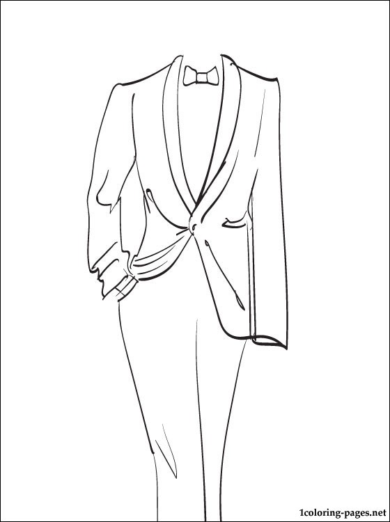 560x750 Tuxedo Coloring Page Coloring Pages