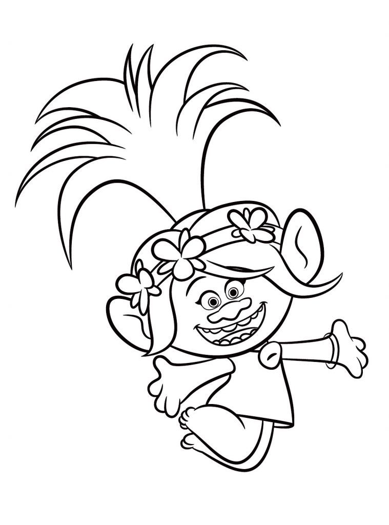 759x1024 Trolls Movie Coloring Pages Movies And Tv Show Coloring Pages