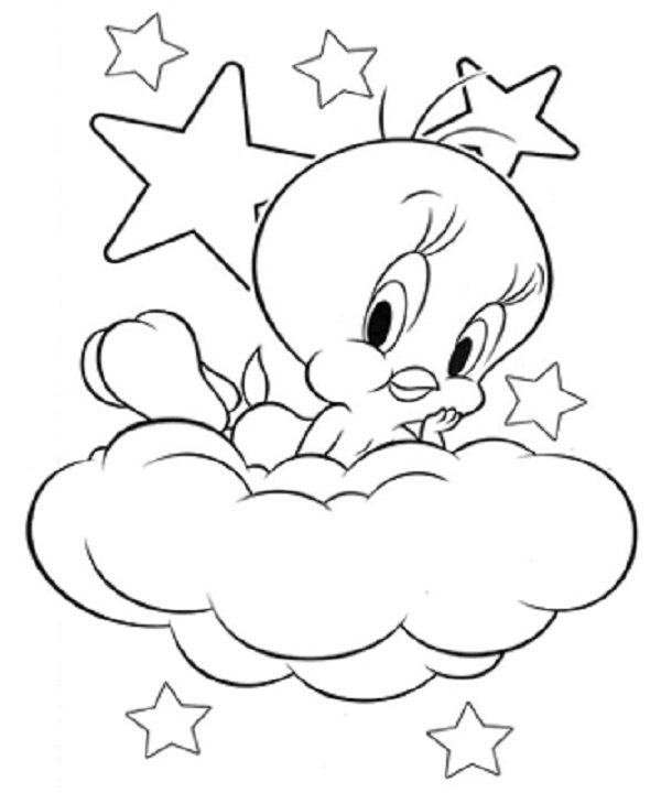 600x720 Fresh Tweety Bird Christmas Coloring Pages 2 Awesome Aszi Info