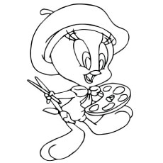 230x230 Top 10 Free Printable Tweety Bird Coloring Pages Online