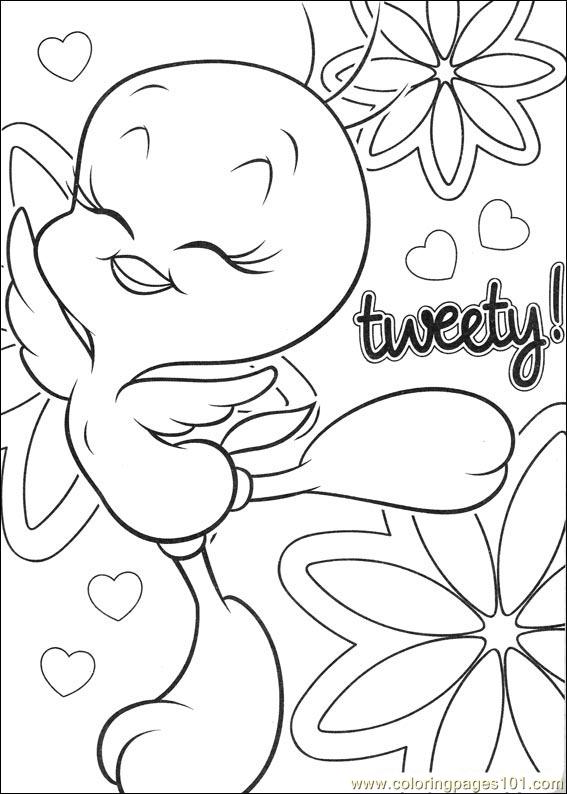 567x794 Tweety 62 Coloring Page