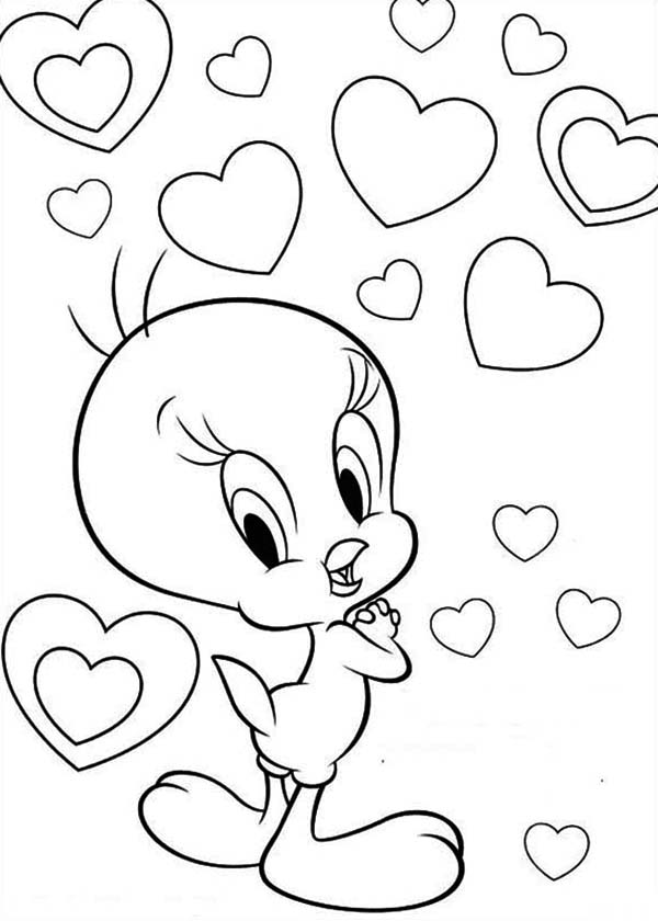600x840 Tweety Coloring Pages 360coloringpages