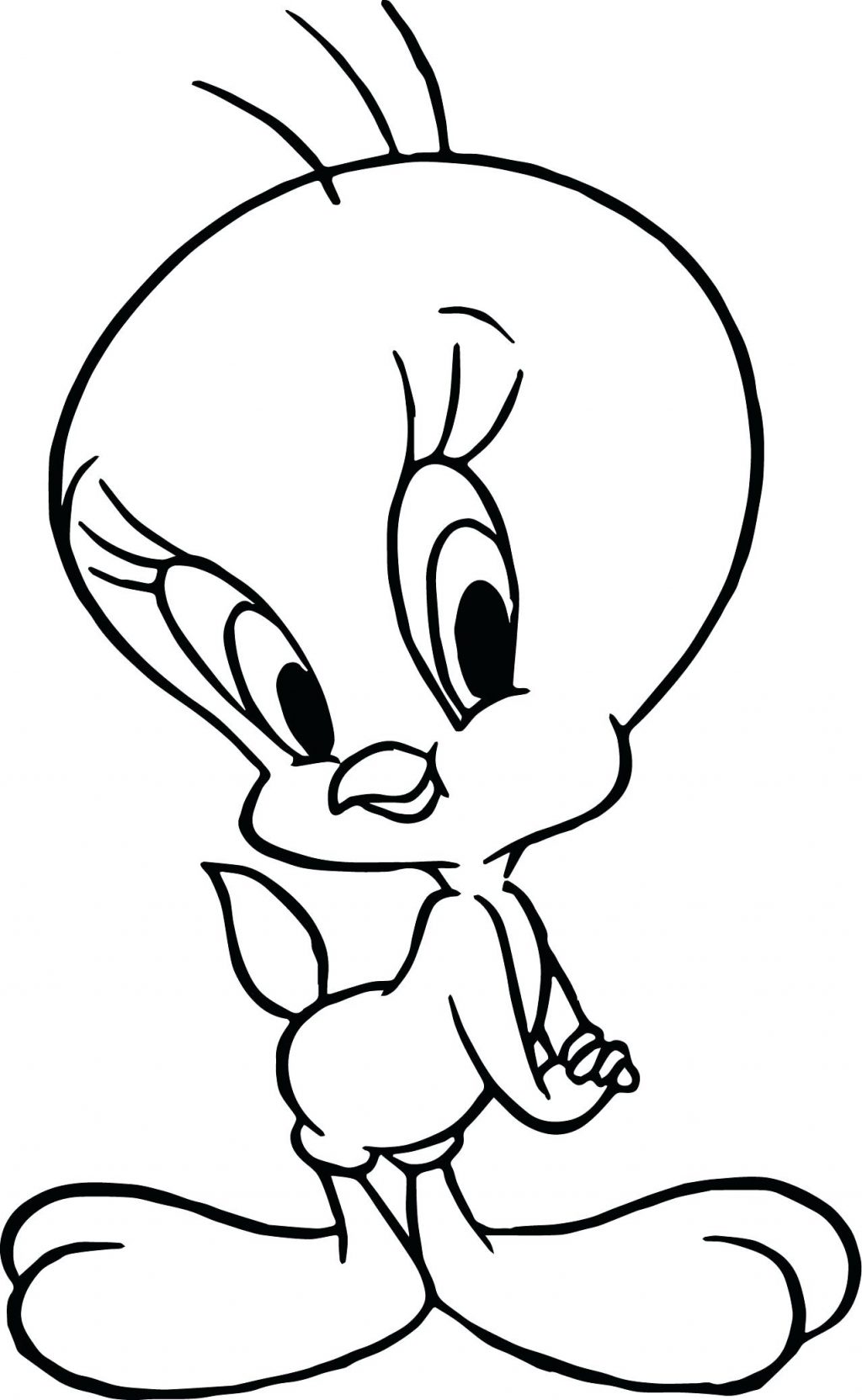 1024x1664 Coloring Pages ~ Tweety Bird Coloring Pages Ghetto Baby Tweety