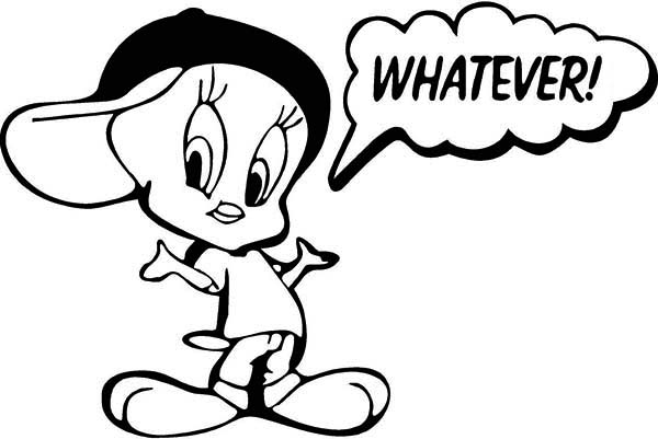 600x401 Cool Tweety Bird Coloring Pages