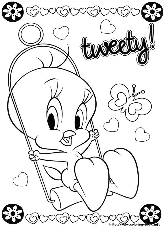 567x794 Tweety Coloring Picture Sylvester Amp Tweety Bird