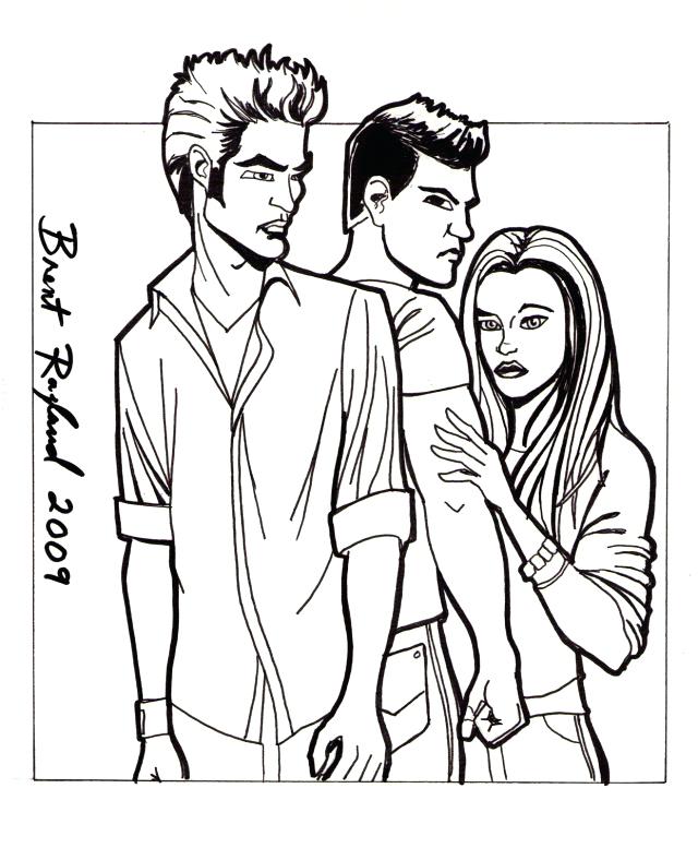 640x788 Twilight Coloring Pages Print Movie Murs