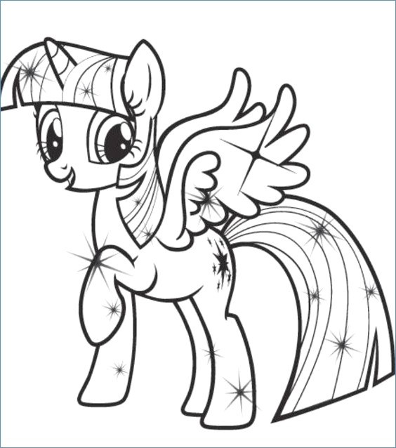 564x638 My Little Pony Coloring Sheets To Print