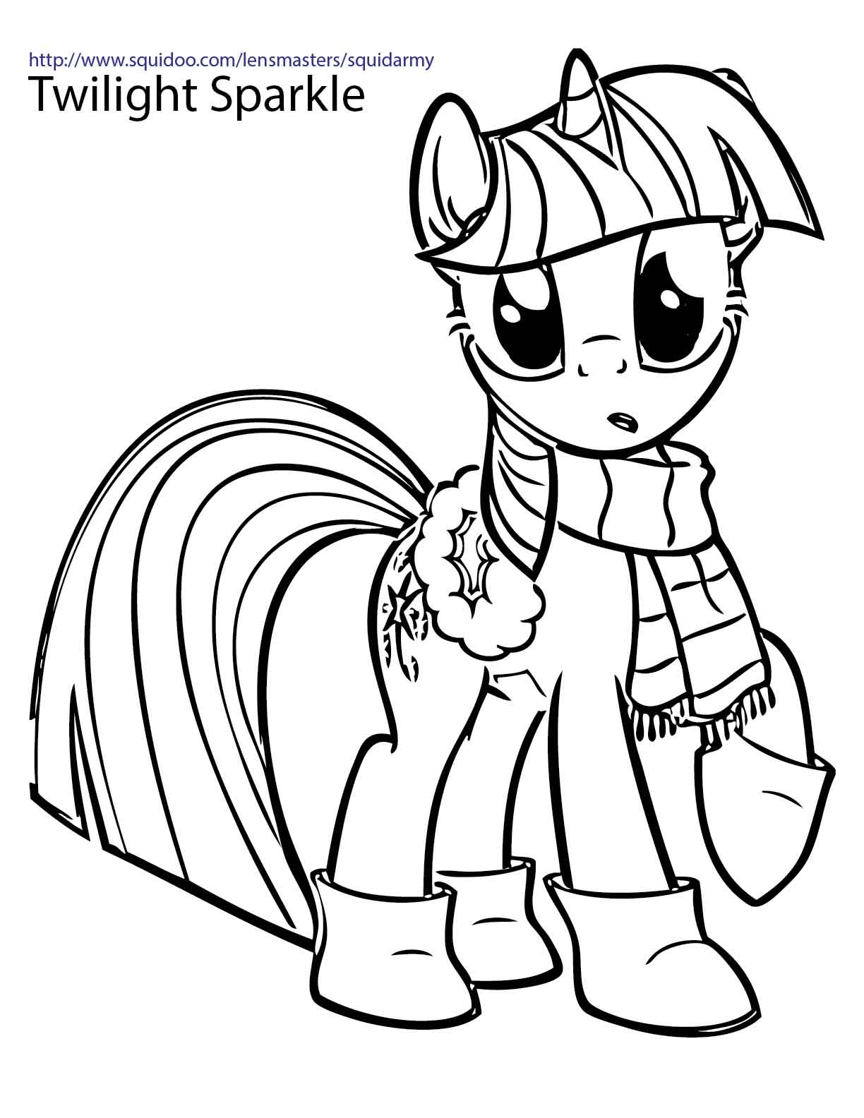 1224x1584 My Little Pony Twilight Sparkle Coloring Pages Collection