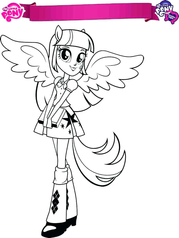 750x1000 Twilight Sparkle Coloring Page Plus My Little Pony Girls Twilight