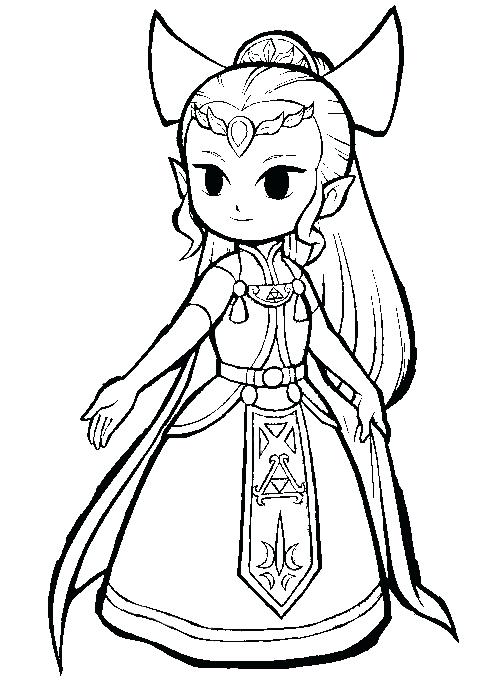 487x686 Legend Of Zelda Twilight Princess Coloring Pages Coloring Pages