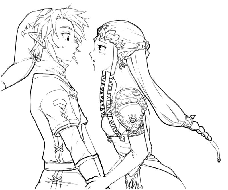 800x667 Legend Of Zelda Twilight Princess Coloring Pages