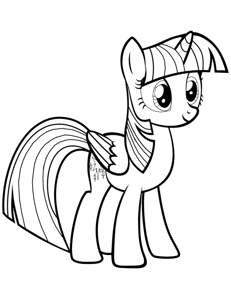 786x1017 Twilight Sparkle Alicorn Coloring Page By Mrowymowy