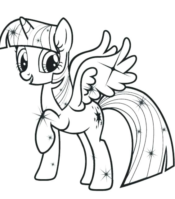 564x638 Ponies Coloring Pages My Little Pony Twilight Sparkle Coloring