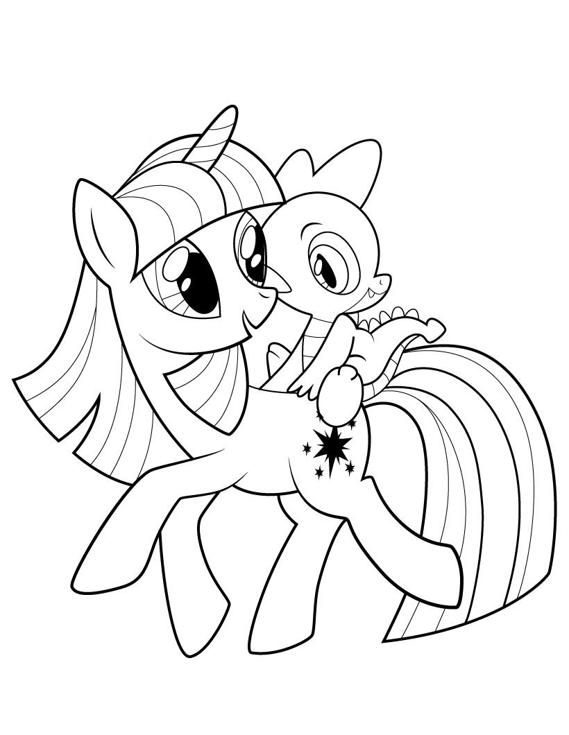 820x1060 Princess Twilight Sparkle Coloring Page Free Printable Bright
