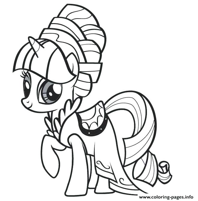 659x669 Twilight Sparkle Pony Coloring Page By Pony Coloring Pages My