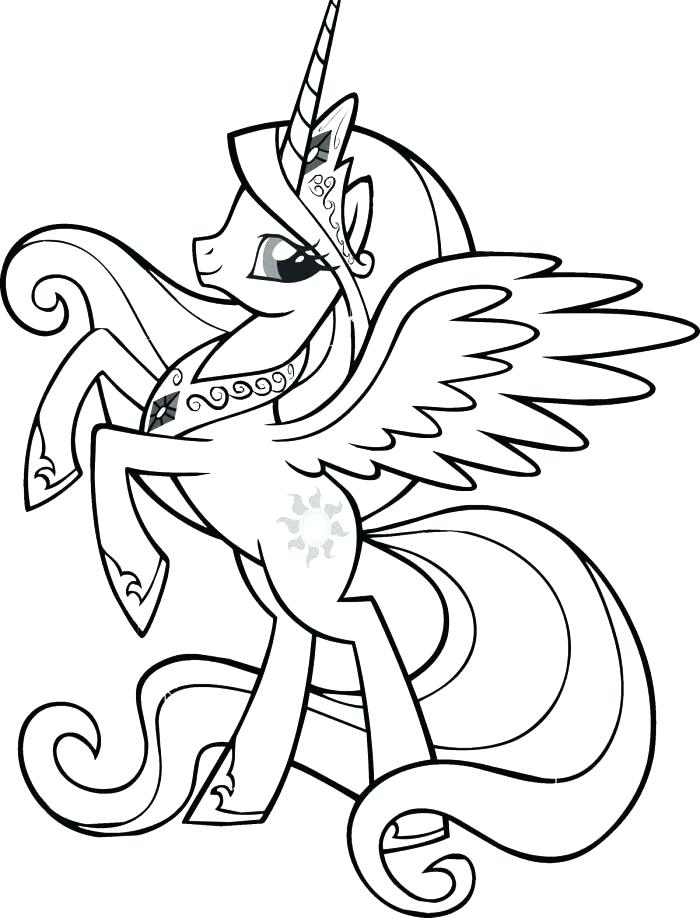 700x918 My Little Pony Coloring Pages Princess Cadence Twilight Sparkle