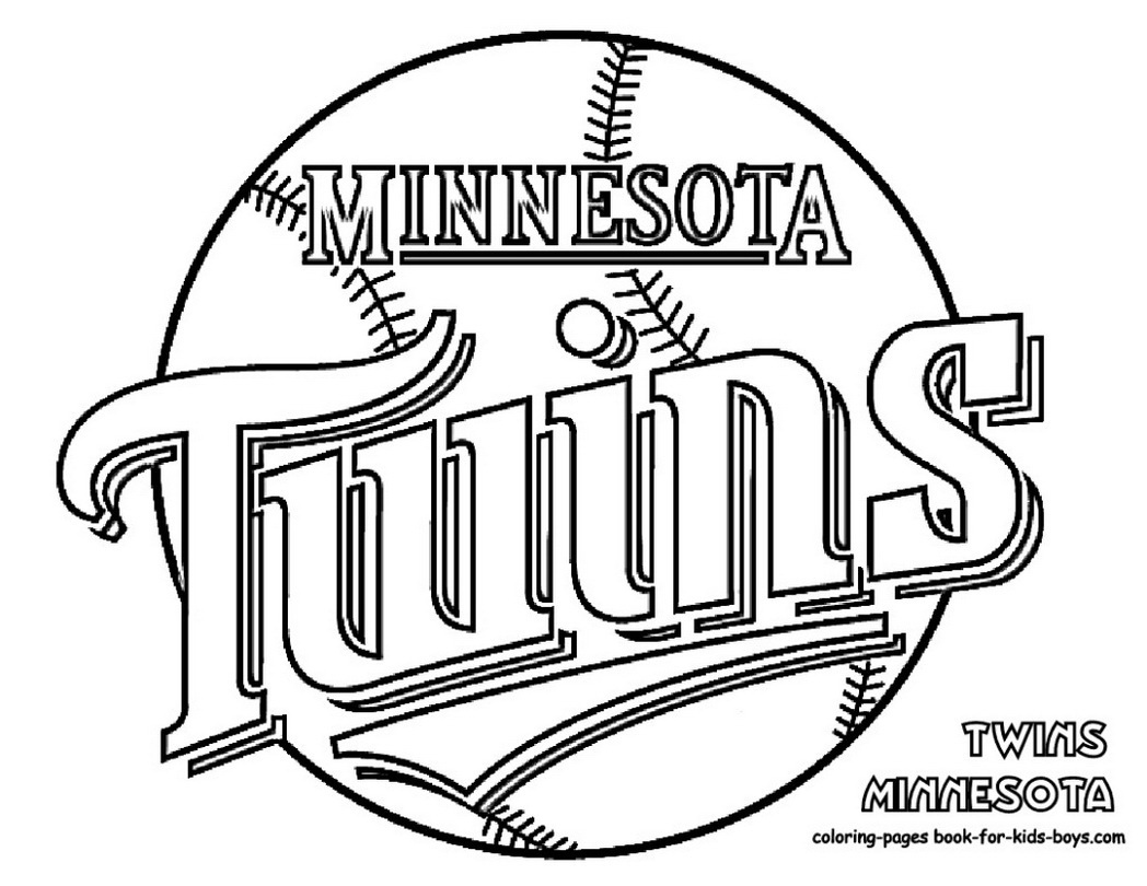 1048x810 Twins Baseball Coloring Pages Book For Boys 600890 Coloring