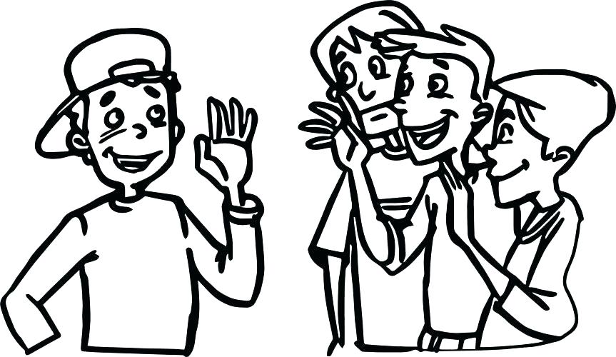 863x500 2 Best Friends Coloring Pages Miscellaneous Images On Free Friend