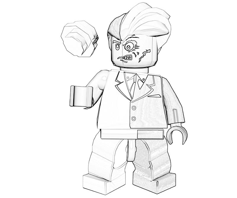 800x667 Two Face Coloring Pages