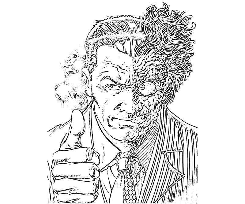 800x667 Entrancing Two Face Coloring Pages 62 Page